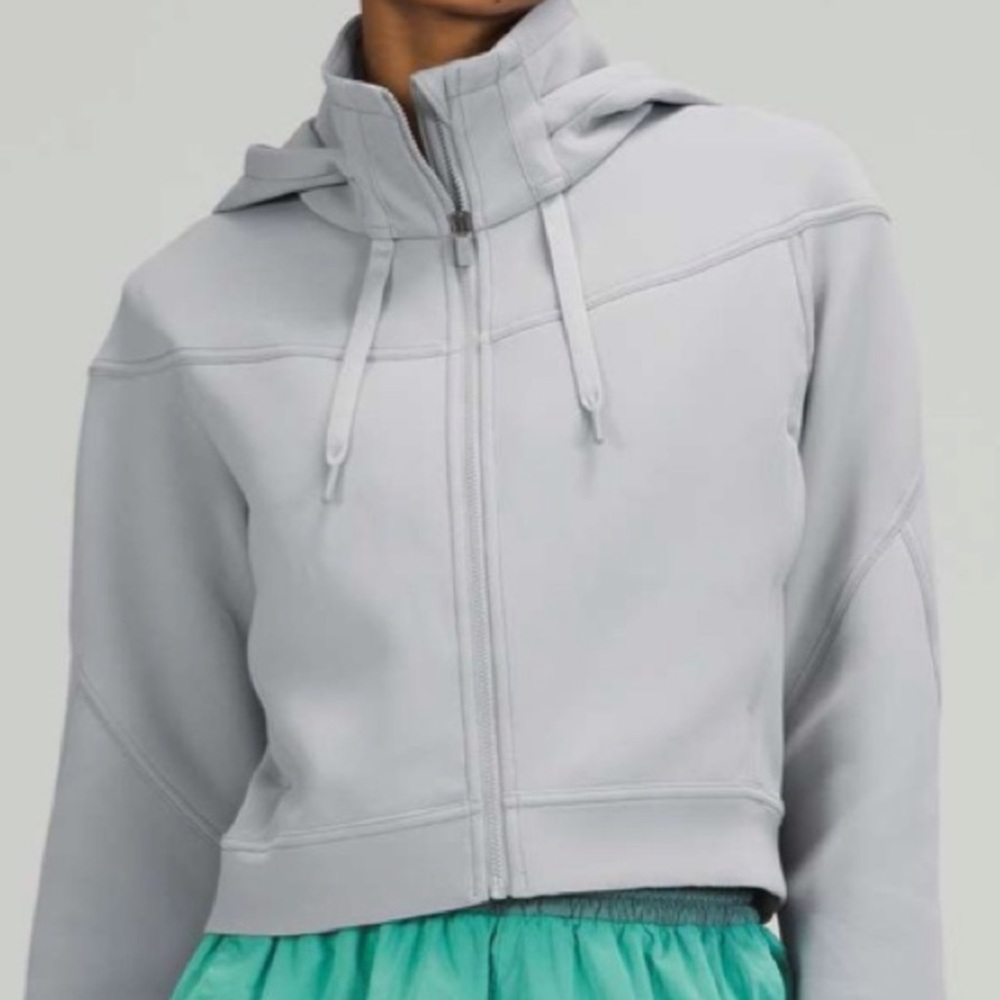 LULULEMON ROGUE RENEGADE ZIP HOODIE RHINO GRAY SZ 10